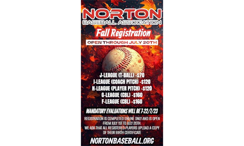 Fall Baseball Registration