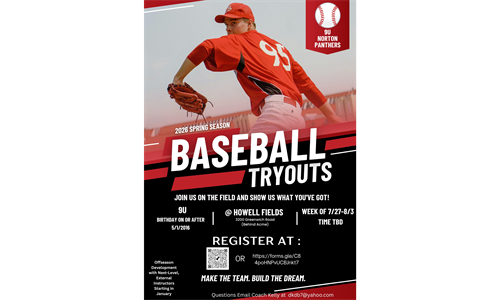 2026 9U Travel Baseball Tryouts